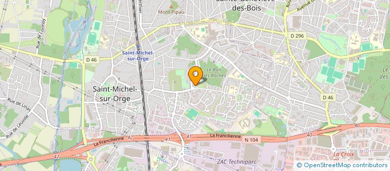 localisation de l'entreprise MADAME HENRIE MARIELLE AGATHE  SAINT-MICHEL-SUR-ORGE