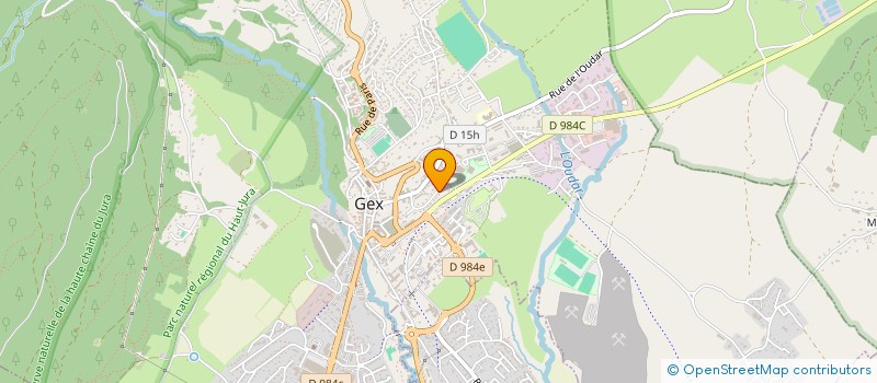 localisation de l'entreprise MADAME HENRIETTA COOK  GEX