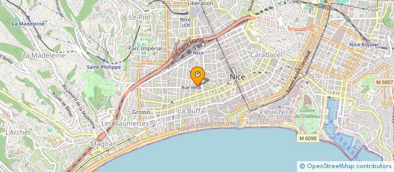 localisation de l'entreprise MADAME HENRIETTA HURAJOVA à NICE
