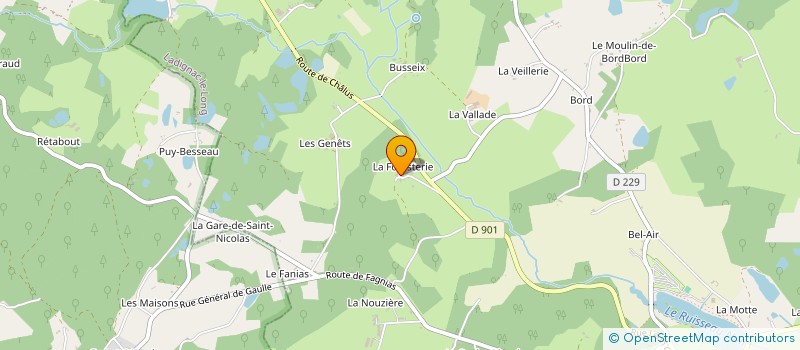 localisation de l'entreprise MADAME HENRIETTA SIEBERS  LADIGNAC-LE-LONG