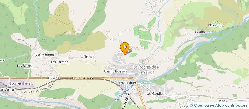 localisation de l'entreprise MADAME HENRIETTE AMOURIQ  LA ROCHE-DES-ARNAUDS