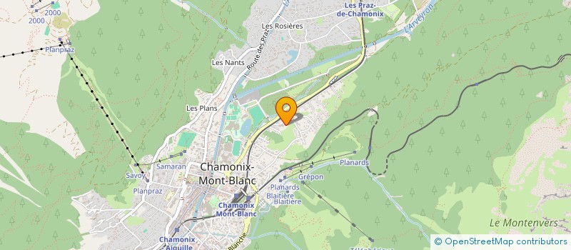 localisation de l'entreprise MADAME HENRIETTE ARCHIMBAUD à CHAMONIX-MONT-BLANC