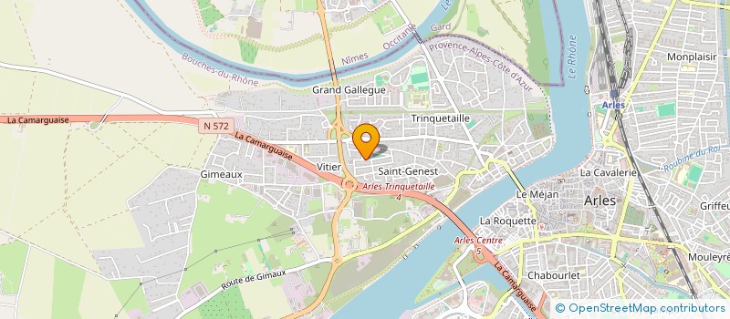 localisation de l'entreprise MADAME HENRIETTE BAILLY  ARLES