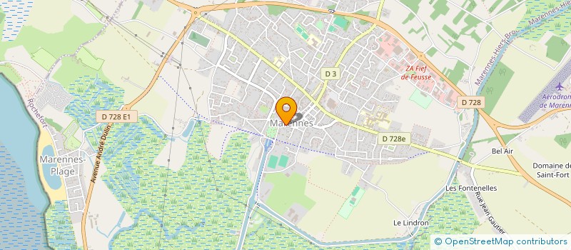 localisation de l'entreprise MADAME HENRIETTE BALTHAZAR à MARENNES-HIERS-BROUAGE
