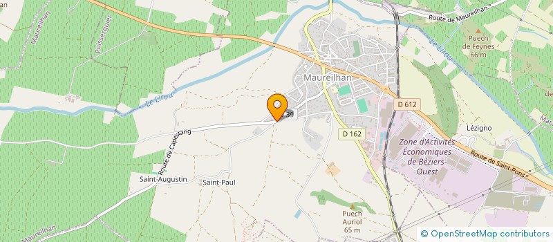 localisation de l'entreprise MADAME HENRIETTE BASTIEN  MAUREILHAN