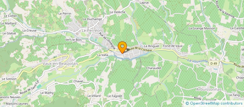 localisation de l'entreprise MADAME HENRIETTE BERNAND à SAINT-ETIENNE-LA-VARENNE