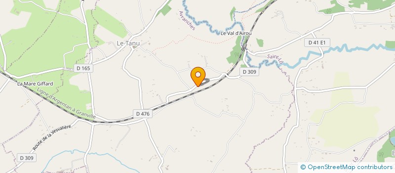 localisation de l'entreprise MADAME HENRIETTE BLONDEL  LE TANU