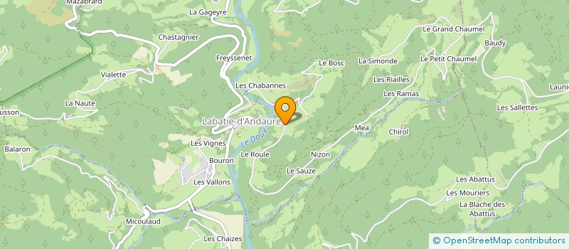 localisation de l'entreprise MADAME HENRIETTE BOISSY  LABATIE-D ANDAURE