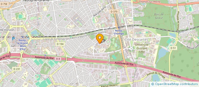 localisation de l'entreprise MADAME HENRIETTE BOUDRE  NOISY-LE-GRAND