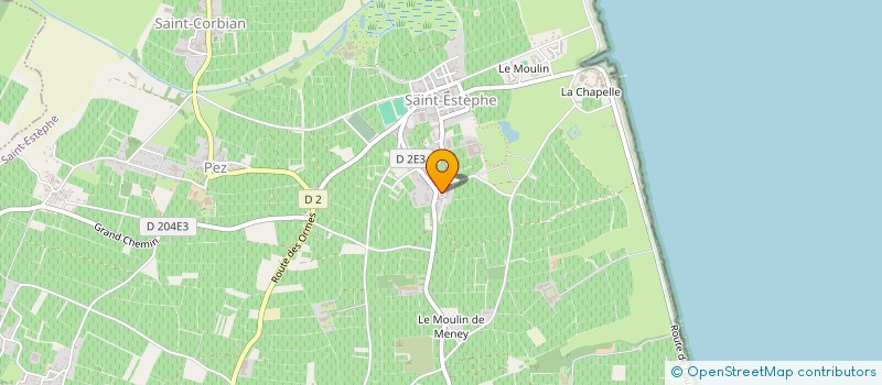 localisation de l'entreprise MADAME HENRIETTE CASTETS  SAINT-ESTEPHE