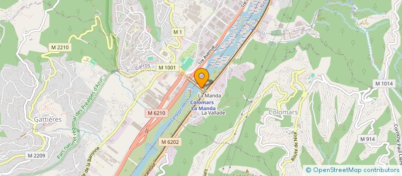 localisation de l'entreprise MADAME HENRIETTE CASTIGLIA  COLOMARS