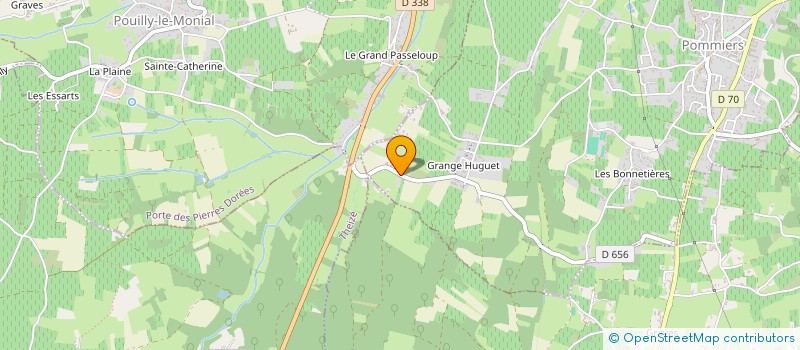 localisation de l'entreprise MADAME HENRIETTE CATHERIN à POMMIERS