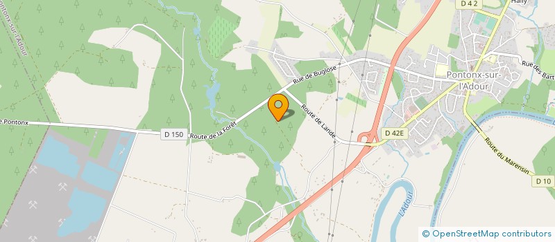 localisation de l'entreprise MADAME HENRIETTE CAZENAVE  PONTONX SUR L'ADOUR