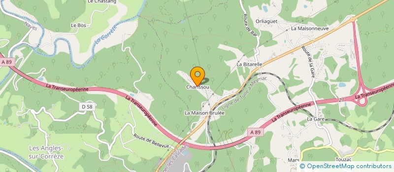 localisation de l'entreprise MADAME HENRIETTE CHEZE à GIMEL-LES-CASCADES