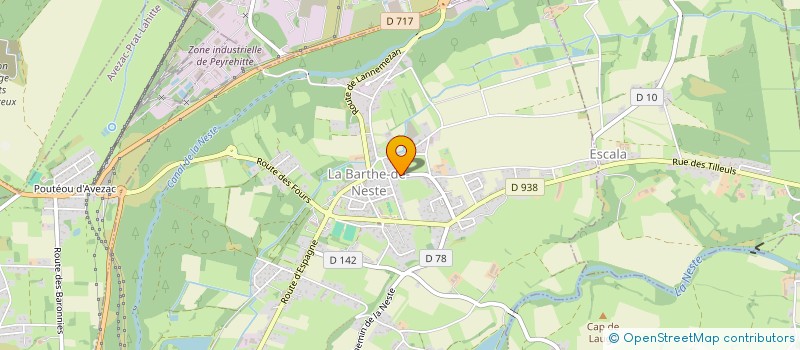 localisation de l'entreprise MADAME HENRIETTE CHICANO  LA BARTHE-DE-NESTE