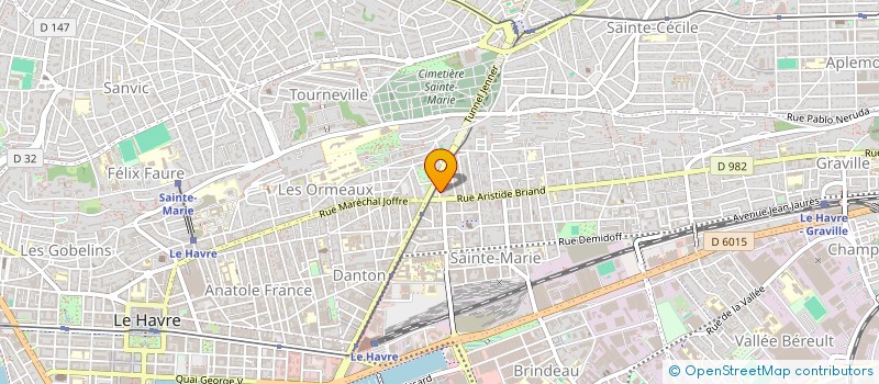 localisation de l'entreprise MADAME HENRIETTE CHOLLET à LE HAVRE