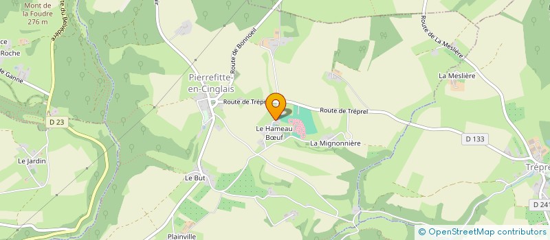 localisation de l'entreprise MADAME HENRIETTE COSNARD à LE BO