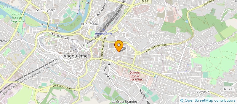 localisation de l'entreprise MADAME HENRIETTE COURTADE à ANGOULEME
