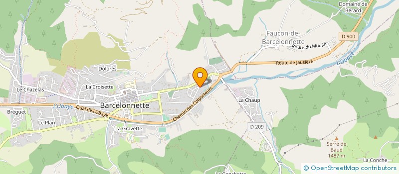 localisation de l'entreprise MADAME HENRIETTE CUCCHI à BARCELONNETTE
