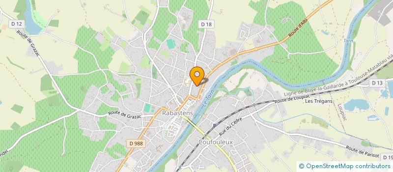 localisation de l'entreprise MADAME HENRIETTE DALGA  RABASTENS