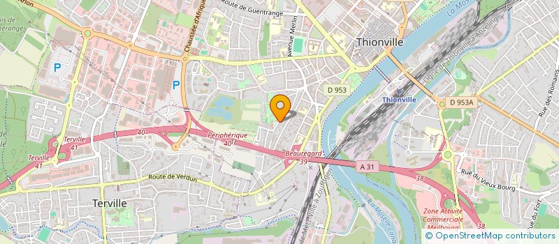 localisation de l'entreprise MADAME HENRIETTE DEFRASNE à THIONVILLE