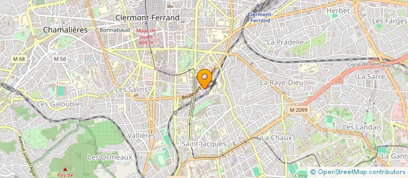 localisation de l'entreprise MADAME HENRIETTE DELAVET  CLERMONT-FERRAND