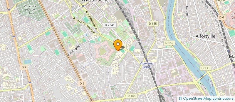 localisation de l'entreprise MADAME HENRIETTE DELEUZE  IVRY-SUR-SEINE