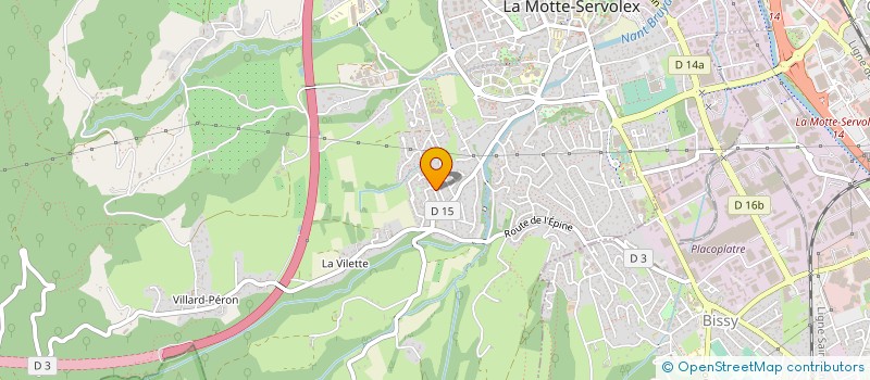 localisation de l'entreprise MADAME HENRIETTE DELIANE à LA MOTTE-SERVOLEX