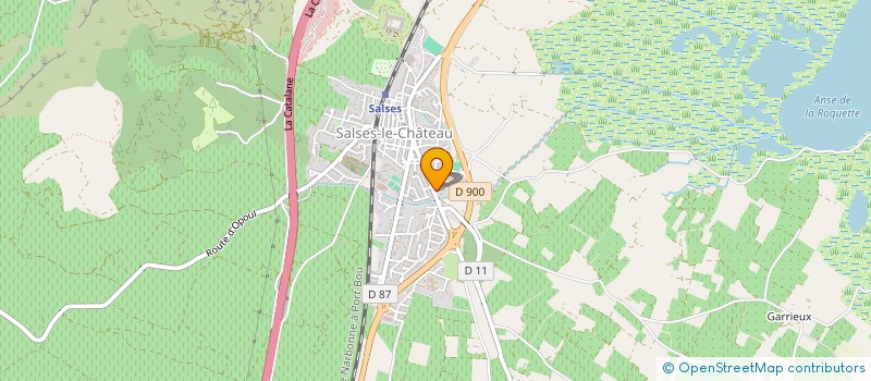 localisation de l'entreprise MADAME HENRIETTE DELPRAT  SALSES-LE-CHATEAU