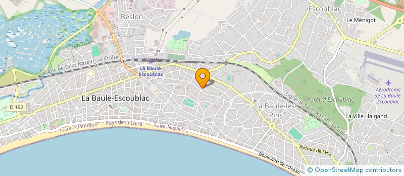 localisation de l'entreprise MADAME HENRIETTE DENIEL  LA BAULE-ESCOUBLAC