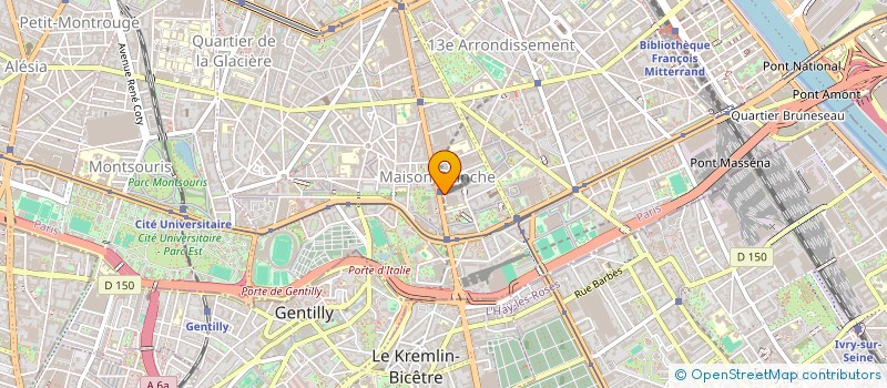 localisation de l'entreprise MADAME HENRIETTE DIADIO-DASYLVA  PARIS