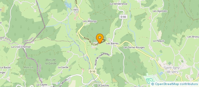 localisation de l'entreprise MADAME HENRIETTE DUCHARNE  SAINT IGNY DE VERS