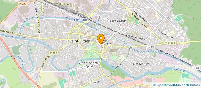 localisation de l'entreprise MADAME HENRIETTE DUPIED à SAINT-DIZIER