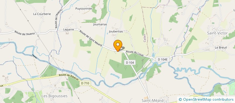 localisation de l'entreprise MADAME HENRIETTE DUPUY à CELLES