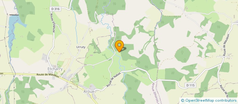 localisation de l'entreprise MADAME HENRIETTE ETCHEVERRY  OSTABAT-ASME