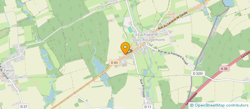 localisation de l'entreprise MADAME HENRIETTE FENO à LACHAPELLE-SOUS-ROUGEMONT