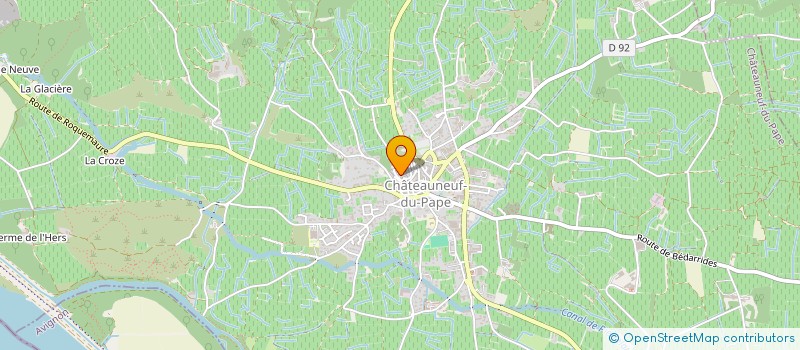 localisation de l'entreprise MADAME HENRIETTE FERAUD  CHATEAUNEUF-DU-PAPE