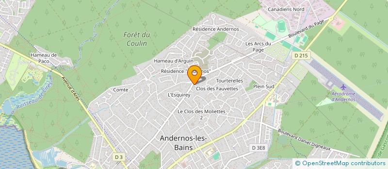 localisation de l'entreprise MADAME HENRIETTE FERRON  ANDERNOS-LES-BAINS