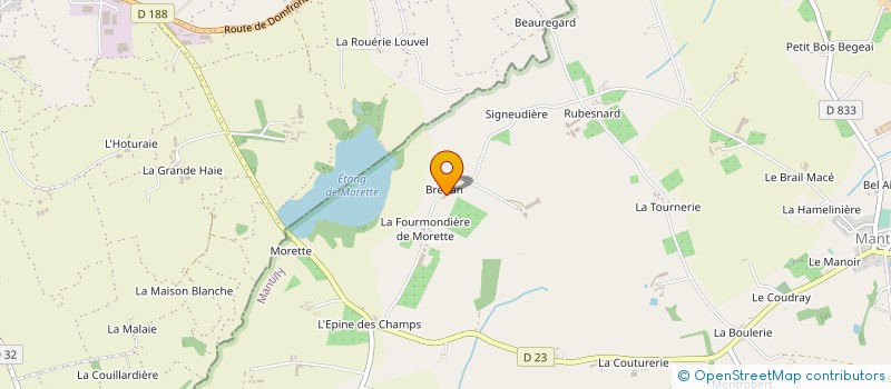 localisation de l'entreprise MADAME HENRIETTE FOUCHER à MANTILLY