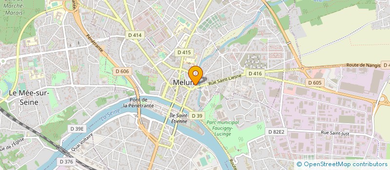 localisation de l'entreprise MADAME HENRIETTE FOURNIER à MELUN