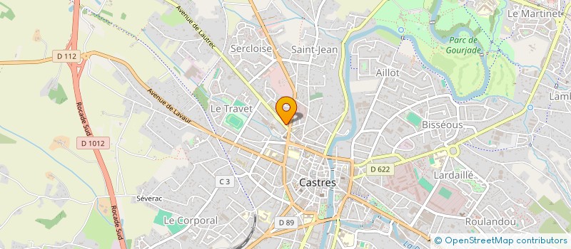 localisation de l'entreprise MADAME HENRIETTE GABAUDE à CASTRES
