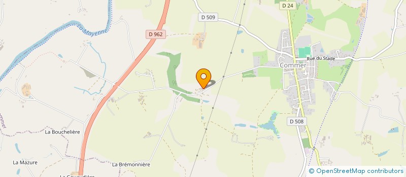 localisation de l'entreprise MADAME HENRIETTE GENEST  COMMER