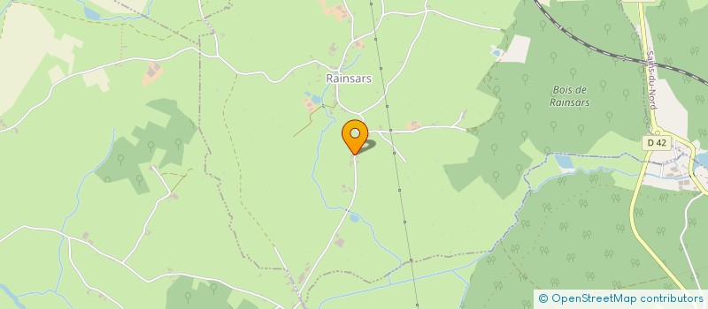 localisation de l'entreprise MADAME HENRIETTE GODBILLE  RAINSARS