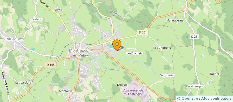 localisation de l'entreprise MADAME HENRIETTE GRAIL à MONTFAUCON-EN-VELAY
