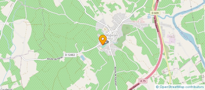 localisation de l'entreprise MADAME HENRIETTE GRANDET  ASPIRAN