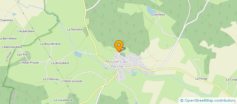 localisation de l'entreprise MADAME HENRIETTE HAMEL à MOUTIERS-AU-PERCHE