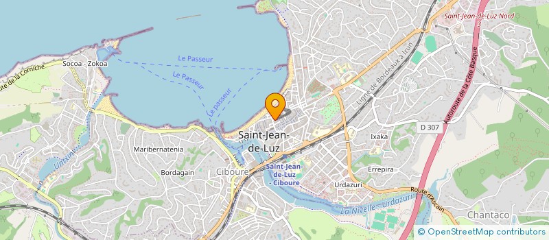 localisation de l'entreprise MADAME HENRIETTE HARISCAIN à SAINT-JEAN-DE-LUZ