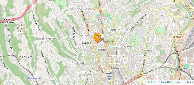 localisation de l'entreprise MADAME HENRIETTE HEDTHAN à NICE