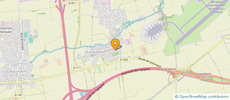 localisation de l'entreprise MADAME HENRIETTE HENUM  DUPPIGHEIM