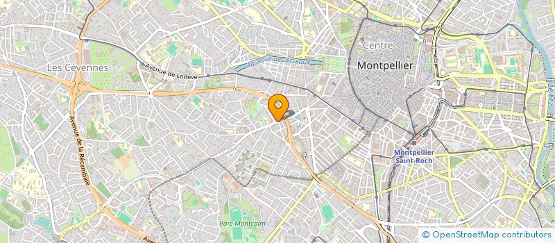 localisation de l'entreprise MADAME HENRIETTE HUGONNENC à MONTPELLIER